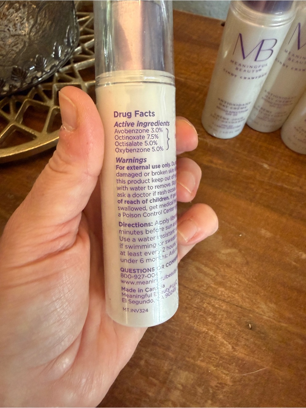 NWT Meaningful Beauty Antioxidant Day Crème SPF 20 - Picture 4 of 5